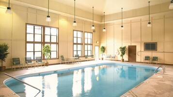 Indoor pool, outdoor pool