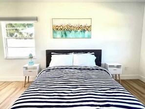 2 bedrooms, iron/ironing board, free WiFi, bed sheets