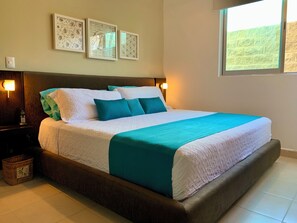 2 slaapkamers, een strijkplank/strijkijzer, wifi, beddengoed