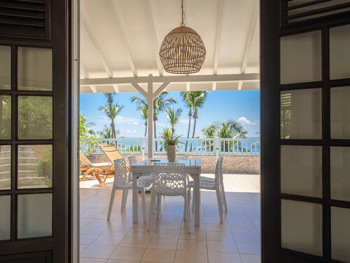 Villa Bleue horizon, vue panoramique sur l'océan et Marie Galante