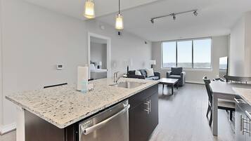 Apartment, 1 King Bed with Sofa bed, Terrace, City View | View from room