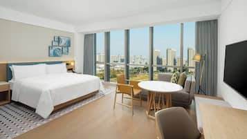 Estudio, 1 cama de matrimonio grande | 1 dormitorio, ropa de cama de alta calidad, decoración individual