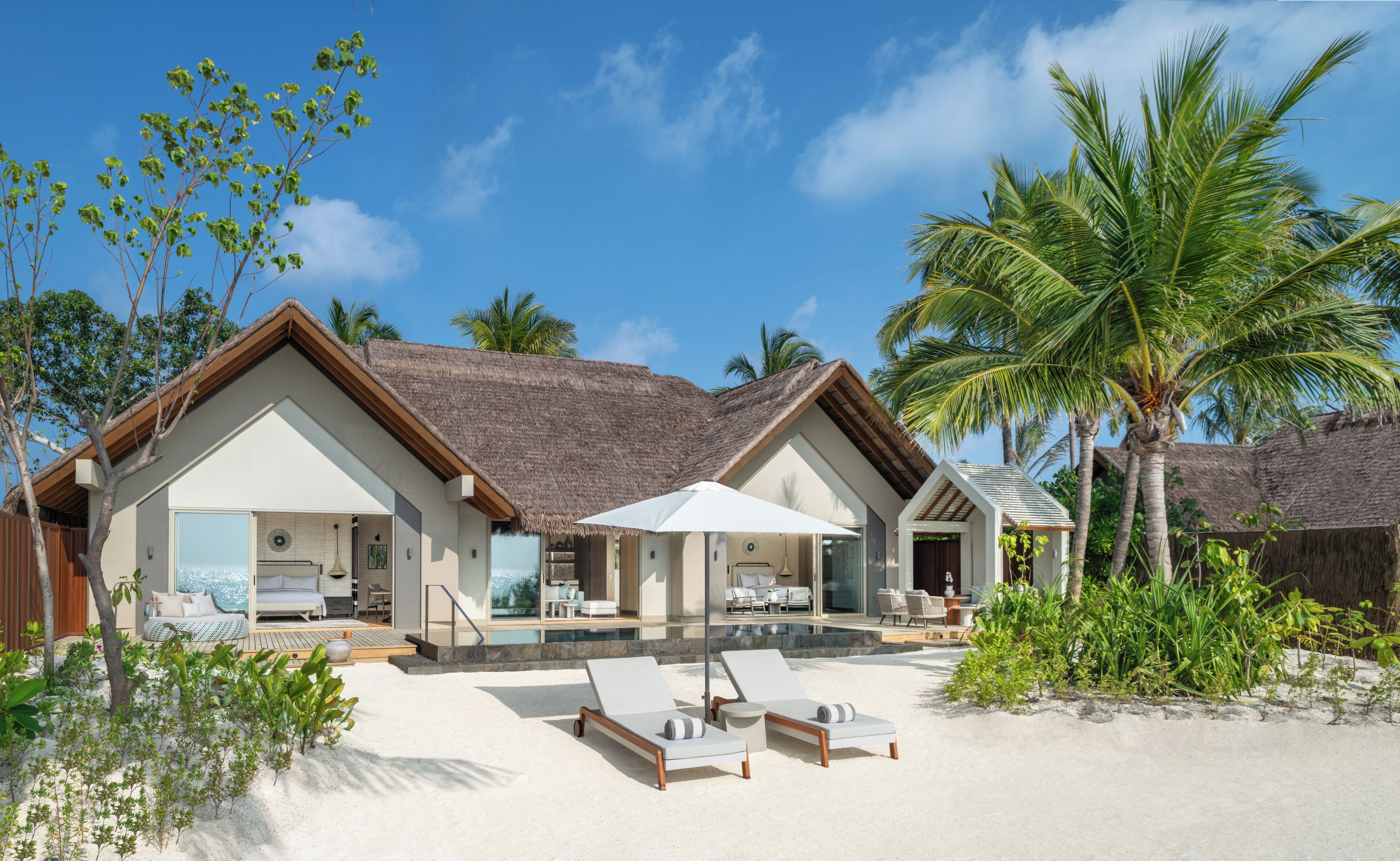 Villa, 2 Bedrooms, Beach View