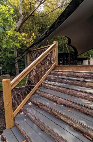 KWANGO, a Luxury Canvas Cabin Experience, at Karoo Smith Mountain Lake 
