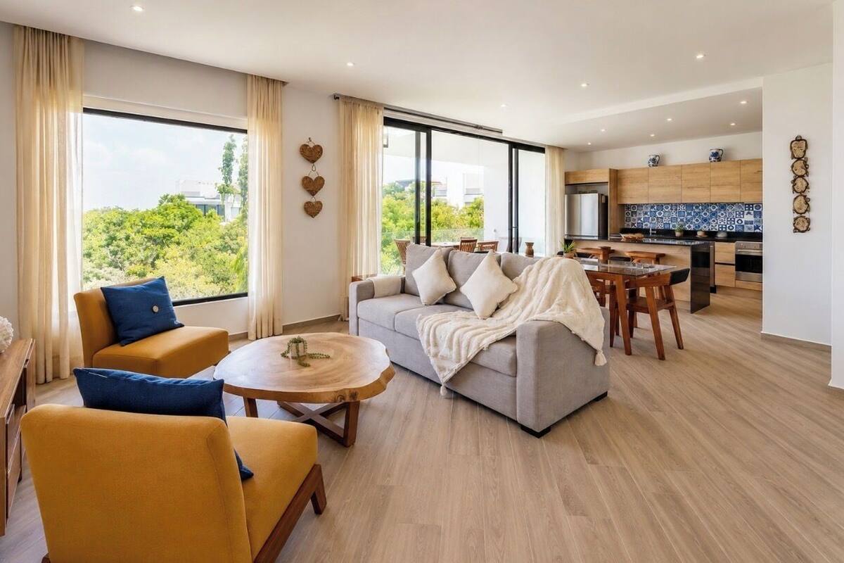 Apartment, 2 Bedrooms, Private Pool, Tower | 2 bedrooms, in-room safe, blackout drapes, iron/ironing board