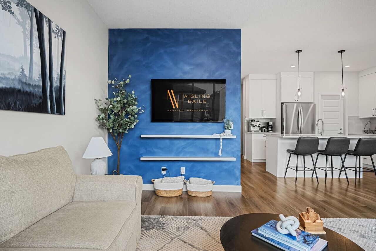 Smart-TV, Kamin, Tischfußball