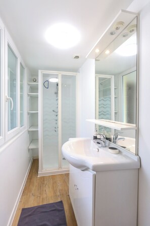 Shower, hair dryer, towels, soap - L'Hortillon Amiens 4 pers 8min Centre ville & Gare (Amiens)