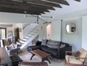 Living area - The Walnut House, Michigan Woods Retreat (Three Oaks)