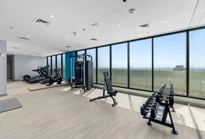Fitness facility - Serene Dubai Studio Abode (Dubai)