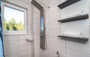 Shower, hair dryer