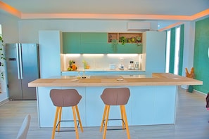 Apartament superior, vistes a la platja | Cuina privada