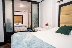 2 chambres, fer et planche à repasser, Wi-Fi, draps fournis