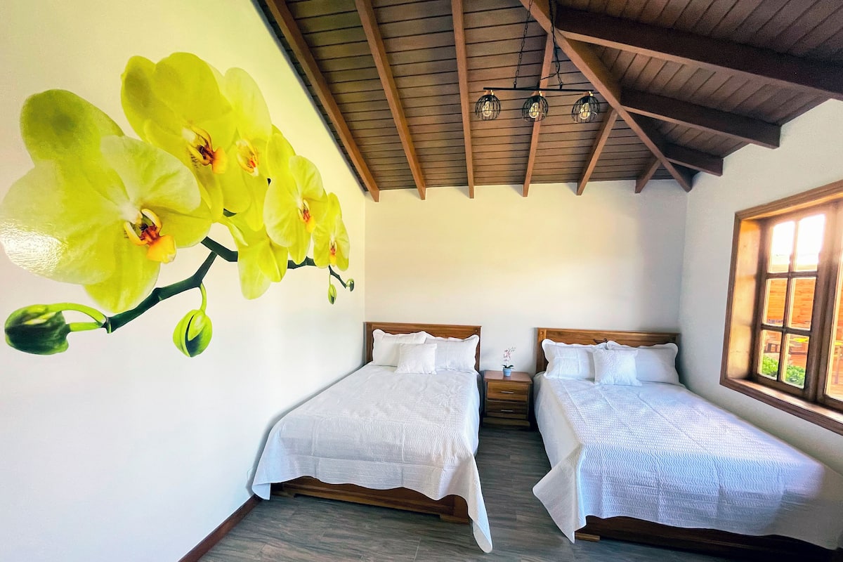 Doppia Standard, 1 camera da letto, accesso alla piscina, vista giardino | Biancheria da letto ipoallergenica, copriletto in piuma