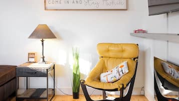 TV connectée, cheminée