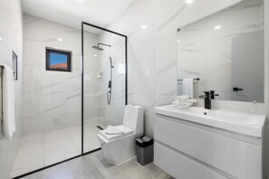 Shower, hair dryer