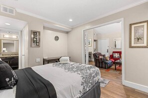 2 slaapkamers, een strijkplank/strijkijzer, wifi, beddengoed