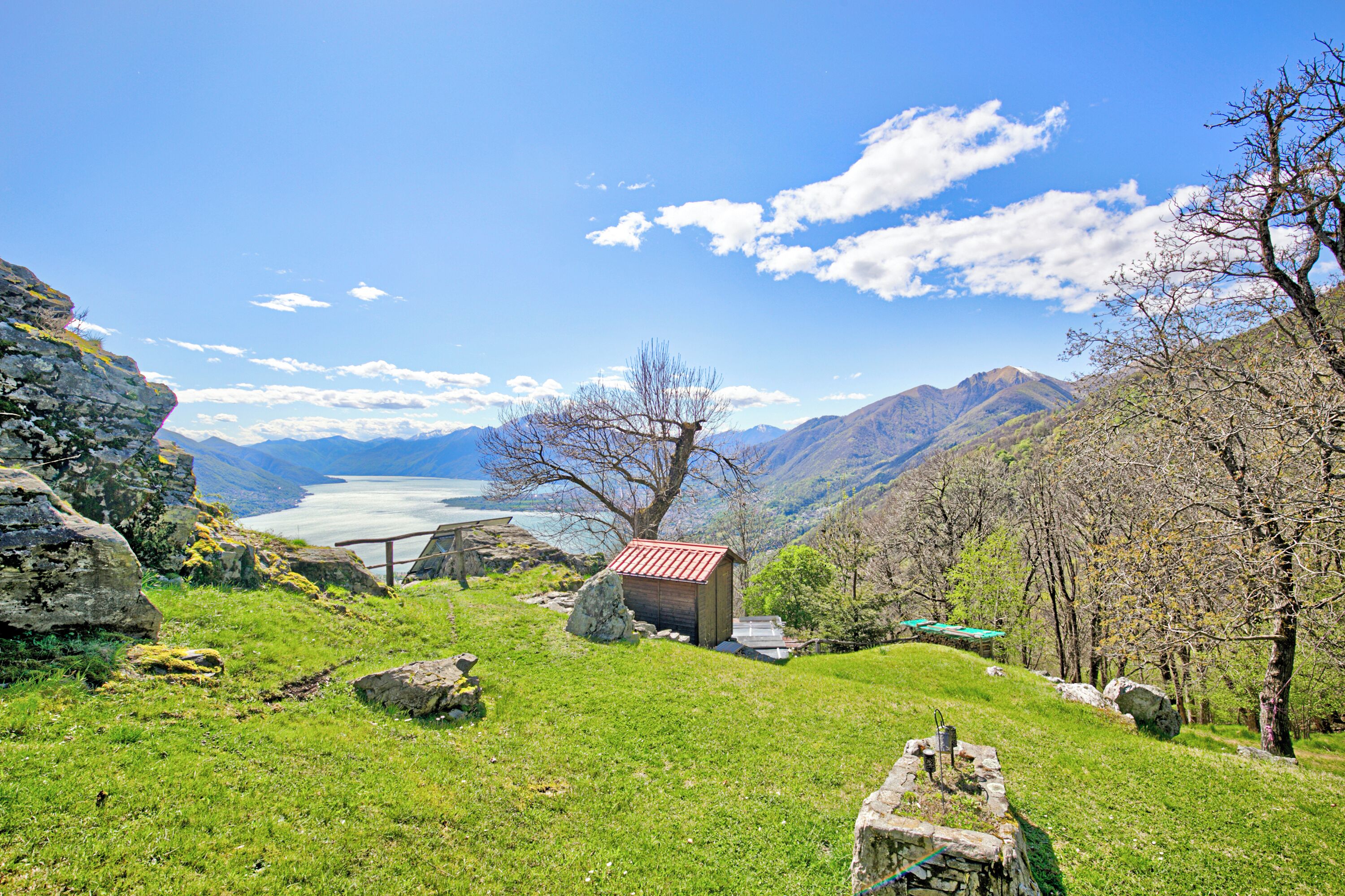 Blick von der Unterkunft