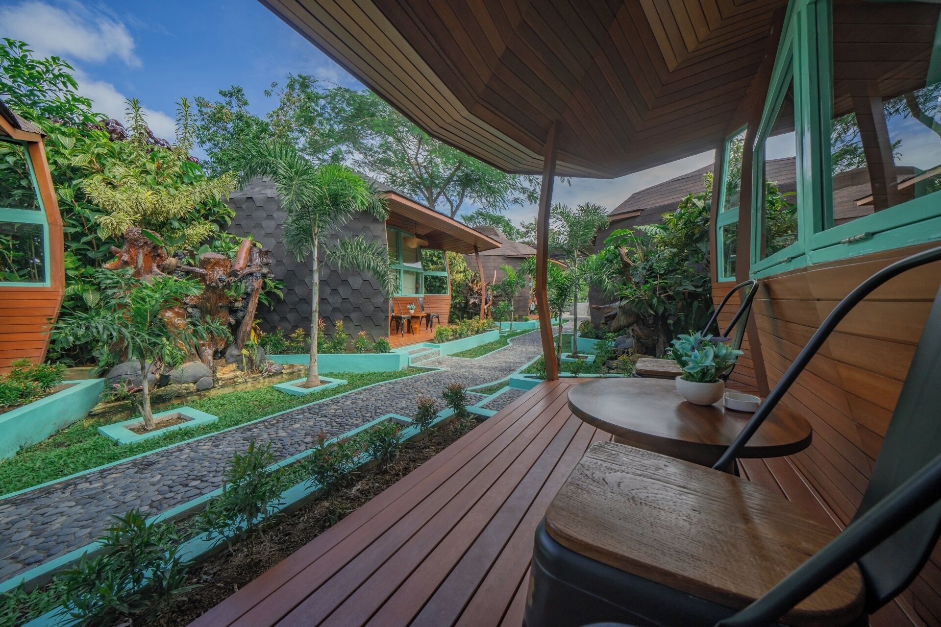 Habitación exclusiva, 1 habitación, para no fumadores, vista al jardín | Vista al jardín