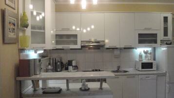 Apartment (One Bedroom Apartment With Sea View) | Private kitchen | Fridge
