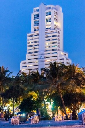 Front of property - evening/night - Patong Tower Holiday Rental (Patong)