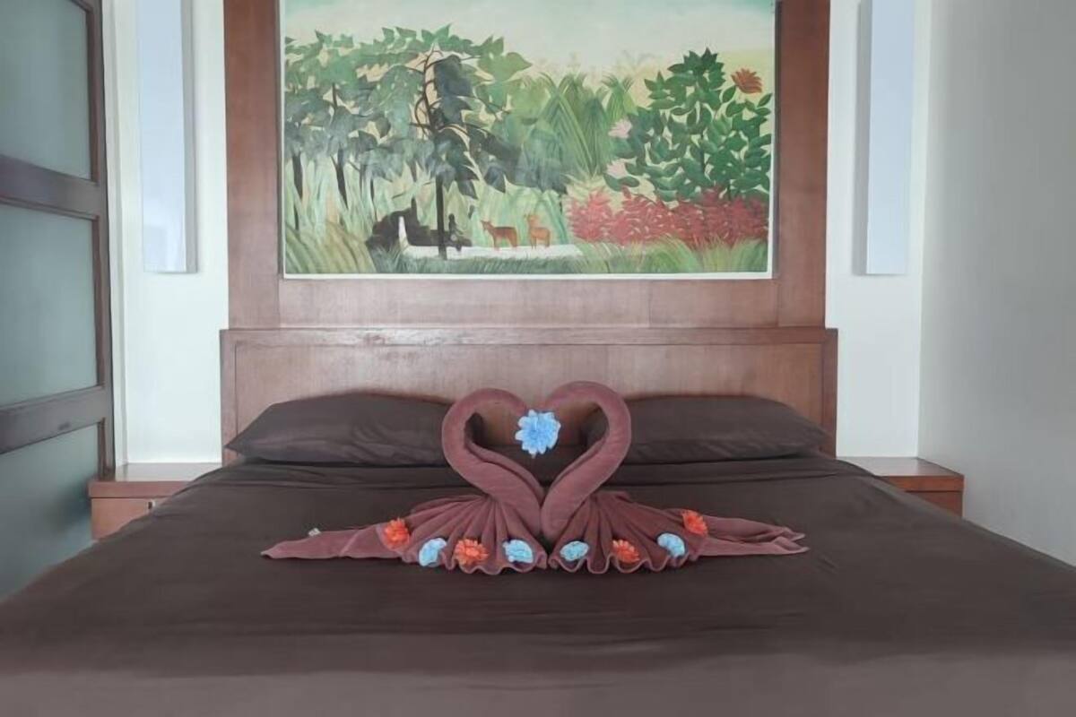 2 kamar tidur, brankas, dan Wi-Fi gratis