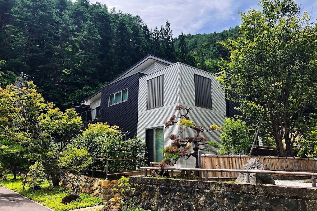 Luxe villa, uitzicht op bergen | Donzen dekbedden, beddengoed