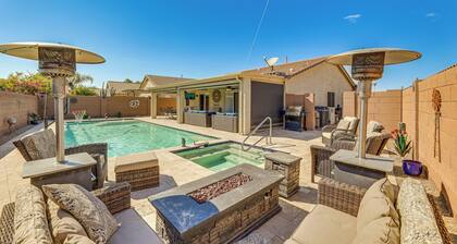Walk to Golf Course: Queen Creek Oasis w/ Fire Pit
