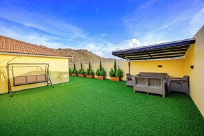 Executive Suite, Patio, Courtyard View | Terrace/patio - Zaman Homeland Hotel (Taif)