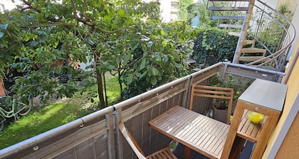 Apartamento 'Ferienwohnung Am Stadthafen' con balcón y Wi-Fi