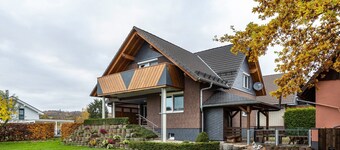 Appartamento 'Haus-Landzeit' con terrazza privata, giardino in comune e Wi-Fi