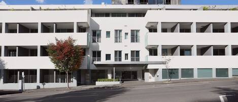 Overnatningsstedets facade