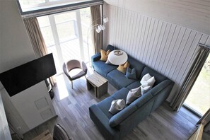 House | Living room - Ferienhaus im Skandinavischen Stil (Mirow)