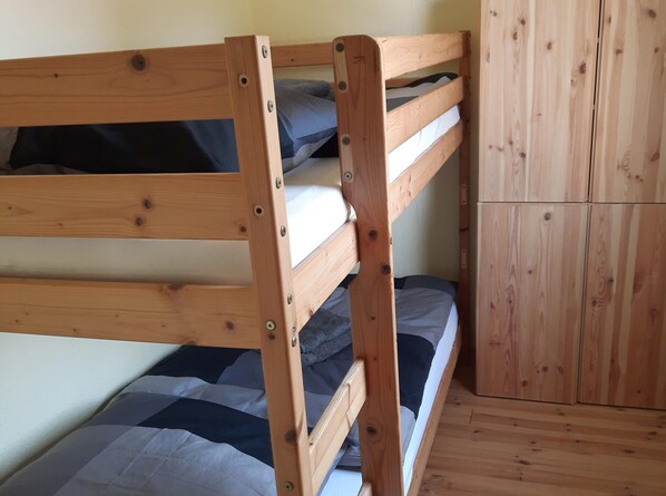 3 bedrooms, individually furnished