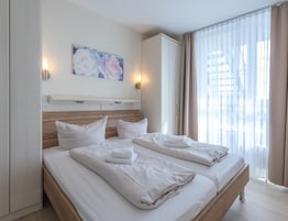1 bedroom, individually furnished, bed sheets