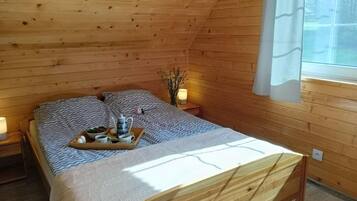 House | 2 bedrooms, individually furnished, bed sheets