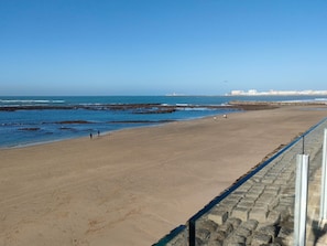 On the beach