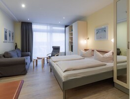 1 bedroom, individually furnished, bed sheets