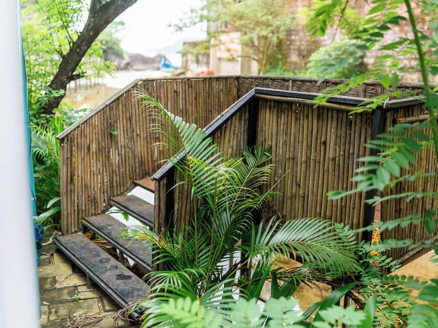 Façana frontal de l'allotjament