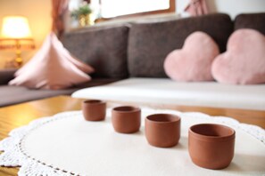 Interior - Innerhofer Vacation Apartments, west-facing balcony, shared garden and pool (Riffian)