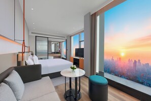 Phòng Suite (Taizhou Impression) | Bộ đồ giường cao cấp, minibar, két bảo mật tại phòng