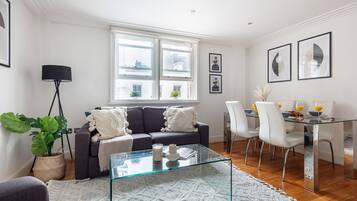 Apartamento | 1 dormitorio, tabla de planchar con plancha, cuna de viaje y wifi gratis