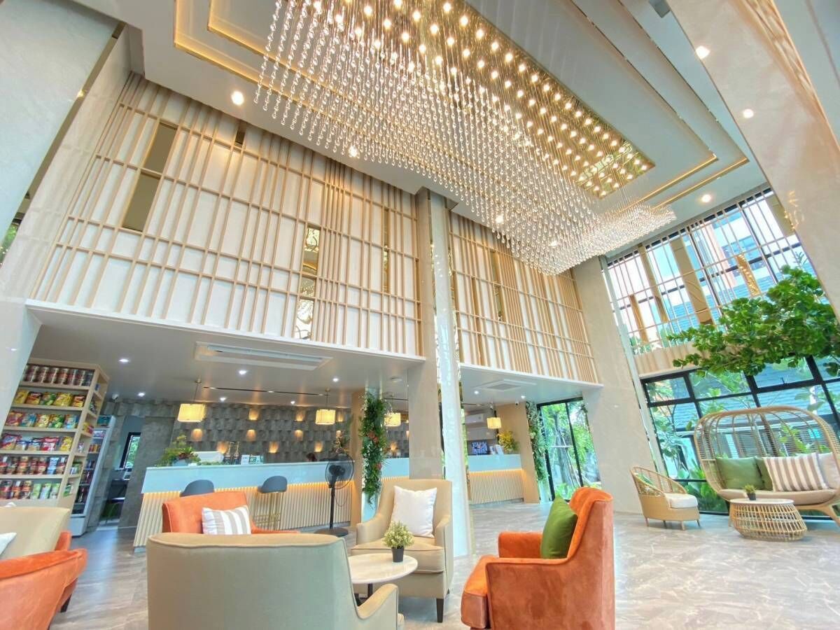 Sala de estar en el lobby