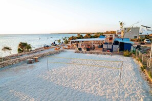 Tæt på stranden