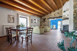 Villa, Patio, Pool View | In-room dining