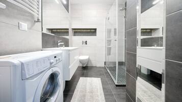 Apartament (20C) | Baño | Secador de pelo y toallas