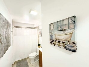 Douche, séchoir à cheveux