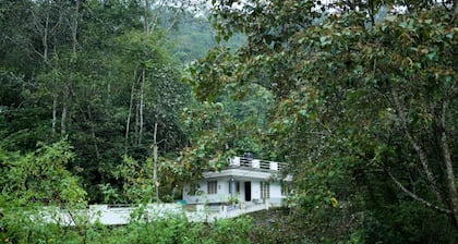 A calm and cosy three-bedroom house in the mountain valleys near Munnar.