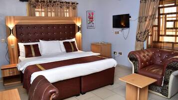 Deluxe-Zimmer, Balkon, Stadtblick
