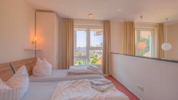 2 bedrooms, individually furnished, bed sheets