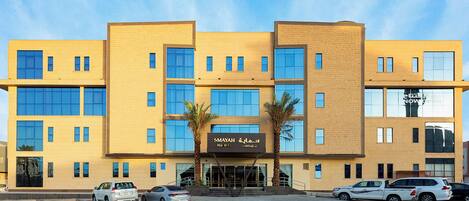 Façana frontal de l'allotjament